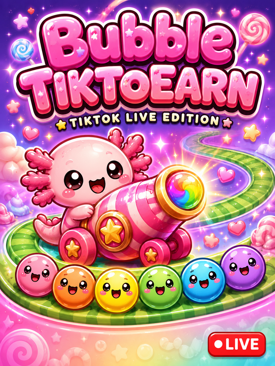 Bubble TikToearn