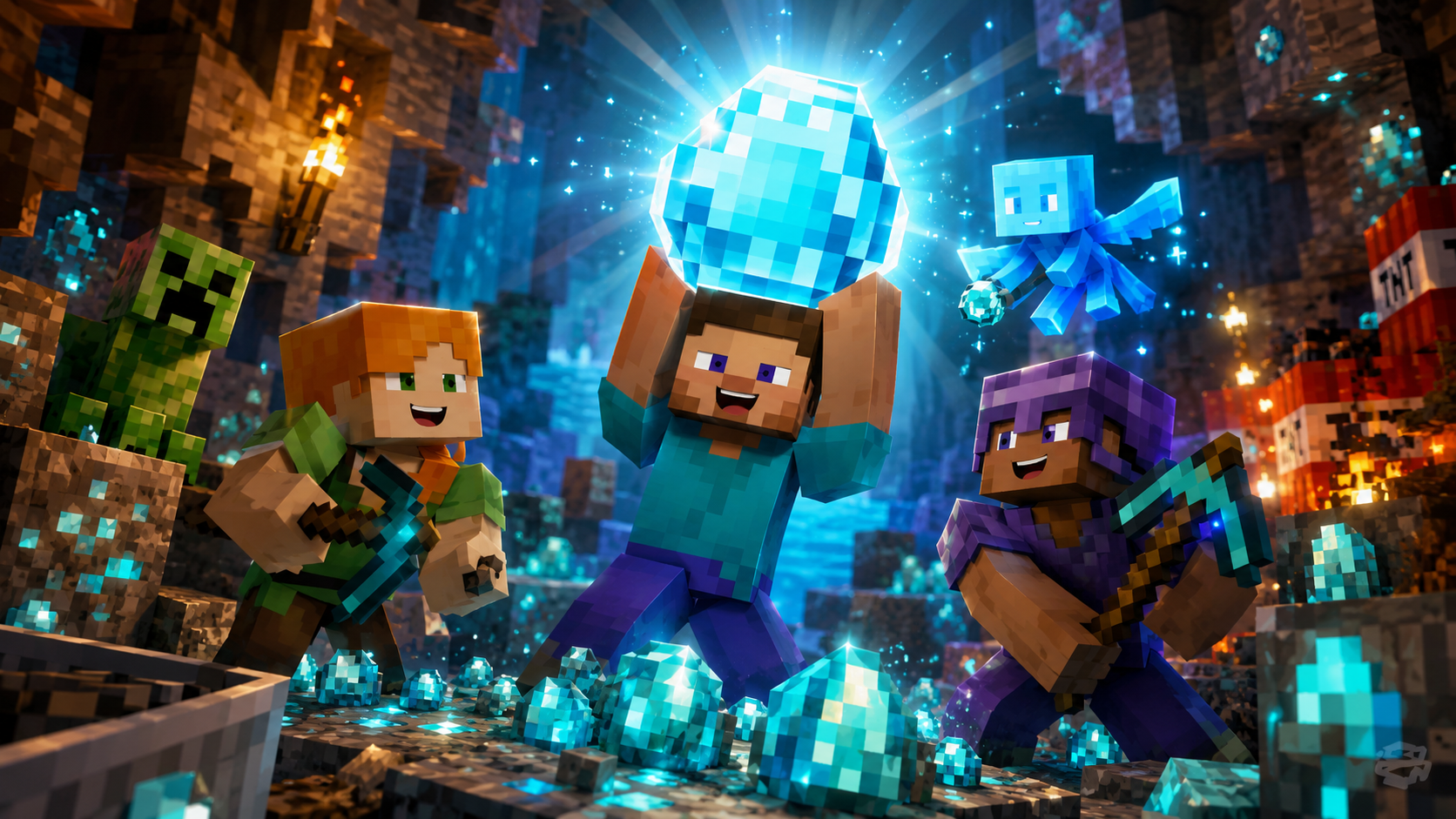 MInecraft server diamon